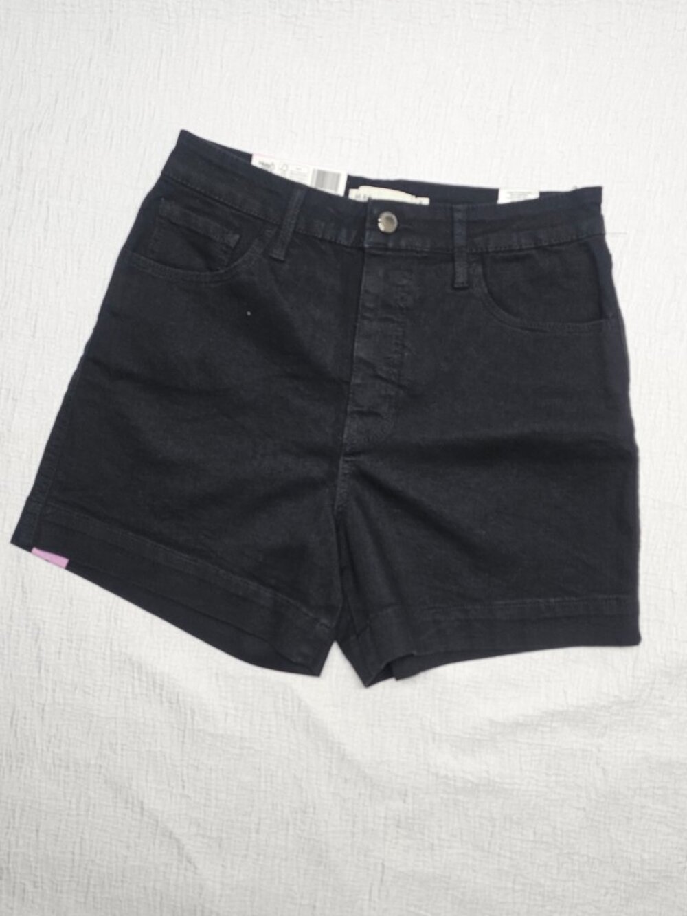 RM by Rebecca Minkoff Women's Relaxed Fit High Rise 90' s Short - Picture 8 of 10